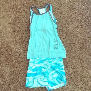 Two piece justice activewear set